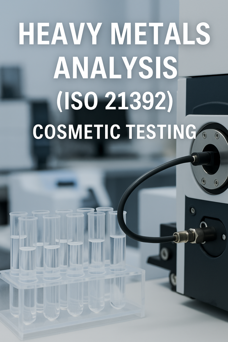 Heavy Metals Analysis | ISO 21392 Cosmetic Testing