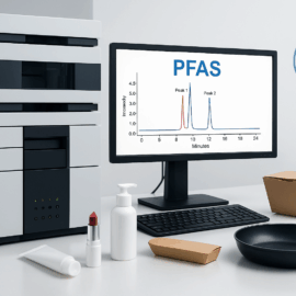 PFAS testing laboratory LC-MS analysis