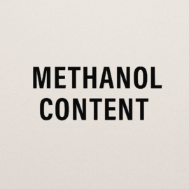 methanol content