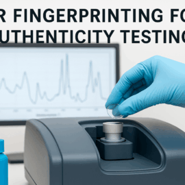 FTIR fingerprinting material identification