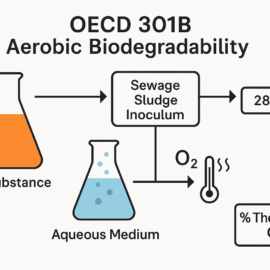 OECD 301B biodegradability testing CO2 evolution