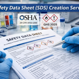 SDS creation service OSHA GHS compliance