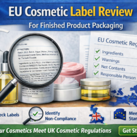 EU cosmetic label review service