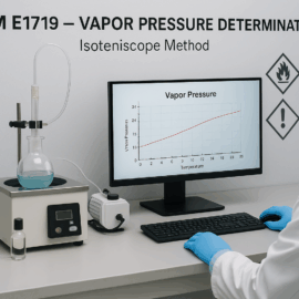 Vapor pressure testing ASTM E1719