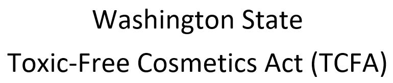 Washington State Toxic Free Cosmetics Act compliance testing