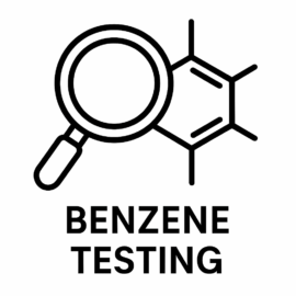 Trace benzene analysis using GC-MS