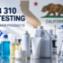 CARB 310 VOC testing for consumer products